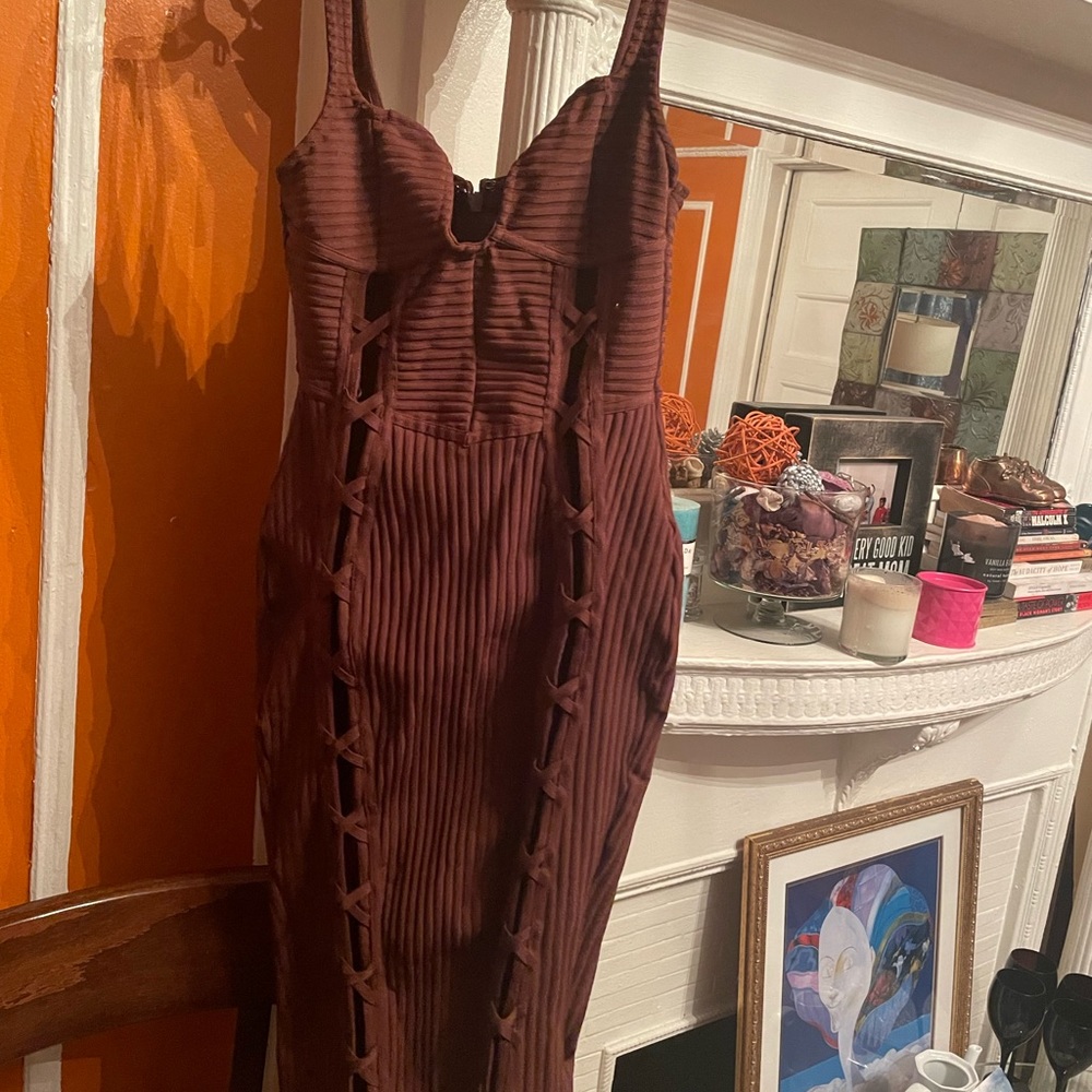 Sexy FN cutout dress